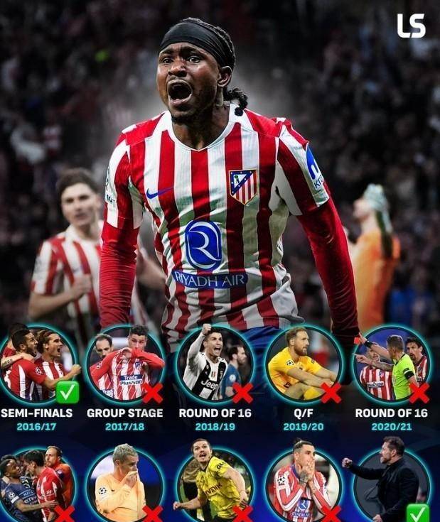 C罗离开后马竞终于等到欧冠窗口期